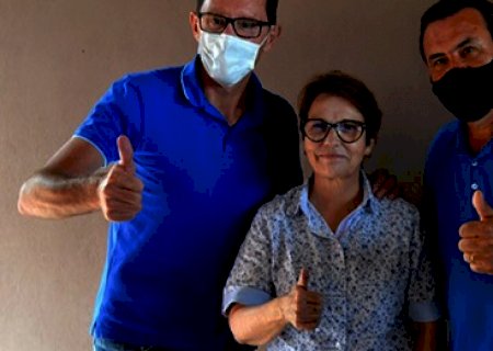 Em visita a São Gabriel do Oeste, Ministra Tereza Cristina declara apoio a Jeferson e Valdecir
