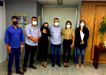 Vereadores visitam lideranças estaduais e federais em busca de recursos para Rio Verde de Mato Grosso.