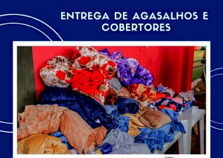 Prefeitura vai realizar entrega de cobertores aos moradores no Distrito do Areado