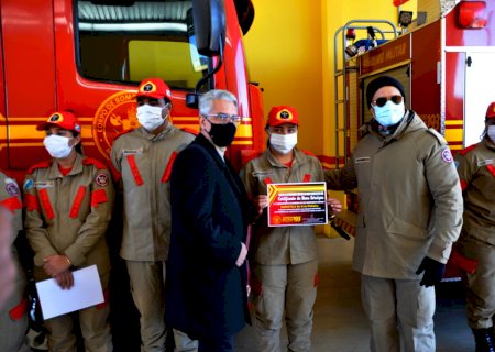 Fernando Rocha participa de encerramento dos serviços dos Bombeiros Comunitários.