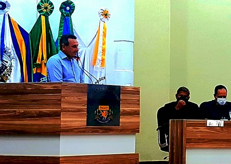 Mensagem do vice-prefeito Valdecir Malacarne, marca abertura dos trabalhos do legislativo em São Gabriel do Oeste-MS