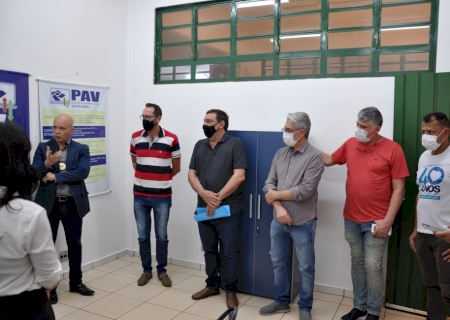 Vereadores participam de inauguração de Ponto de Atendimento Virtual da Receita Federal (PAV).