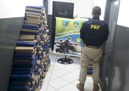 Droga avaliada em R$ 40 milhões é apreendida pela PM na divisa de Rio Verde de Mato Grosso-MS e Corumbá