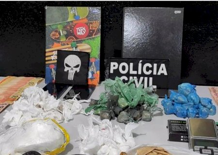Em Rio Verde de MT/MS, Polícia Civil apreende quase R$ 10 mil,  durante investigação contra o tráfico de drogas