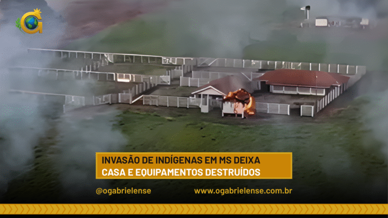 Invasão de indígenas em MS deixa casa e equipamentos destruídos