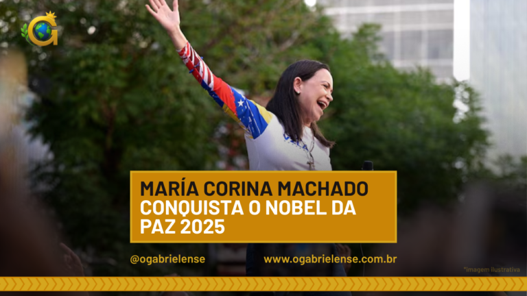 María Corina Machado conquista o Nobel da Paz 2025