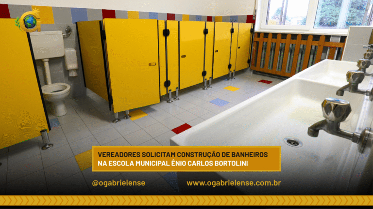 Vereadores solicitam construção de banheiros na Escola Municipal Ênio Carlos Bortolini