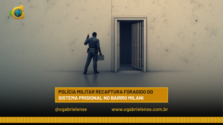 Polícia Militar recaptura foragido do sistema prisional no bairro Milani