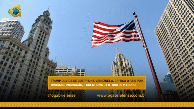 Trump critica Venezuela por drogas e imigração, e questiona o futuro de Maduro