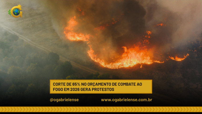 Corte de 65% no orçamento de combate ao fogo em 2026 gera protestos