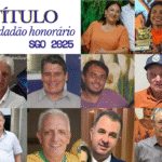 Câmara destaca trajetórias e entrega o Título de Cidadão Honorário 2025 no dia 12 de dezembro