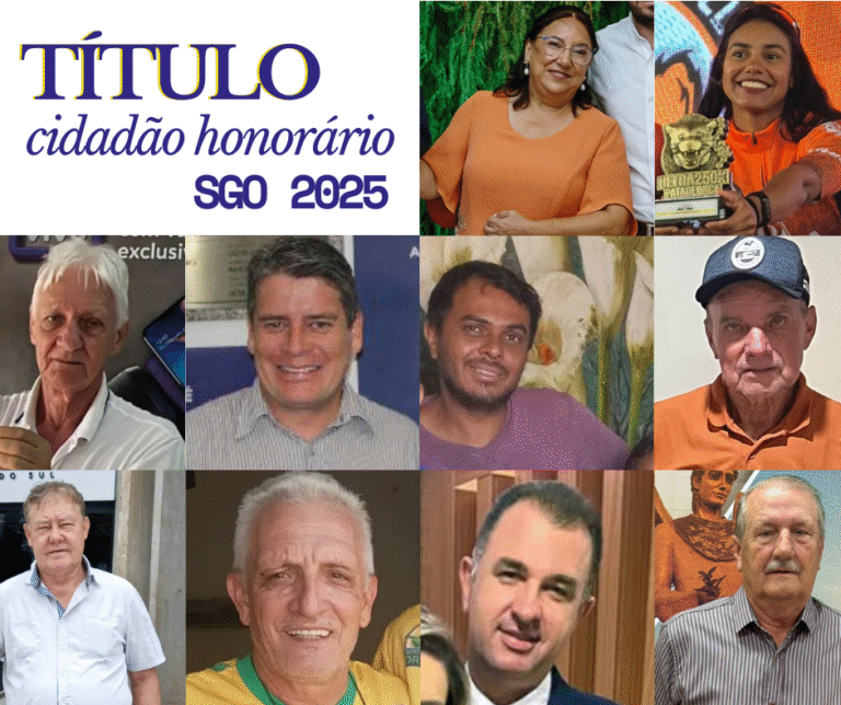 Câmara destaca trajetórias e entrega o Título de Cidadão Honorário 2025 no dia 12 de dezembro