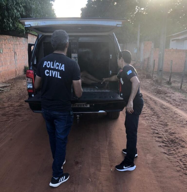 Polícia Civil prende indivíduo com mandado de prisão preventiva por descumprimento de medida protetiva de urgência em Coxim