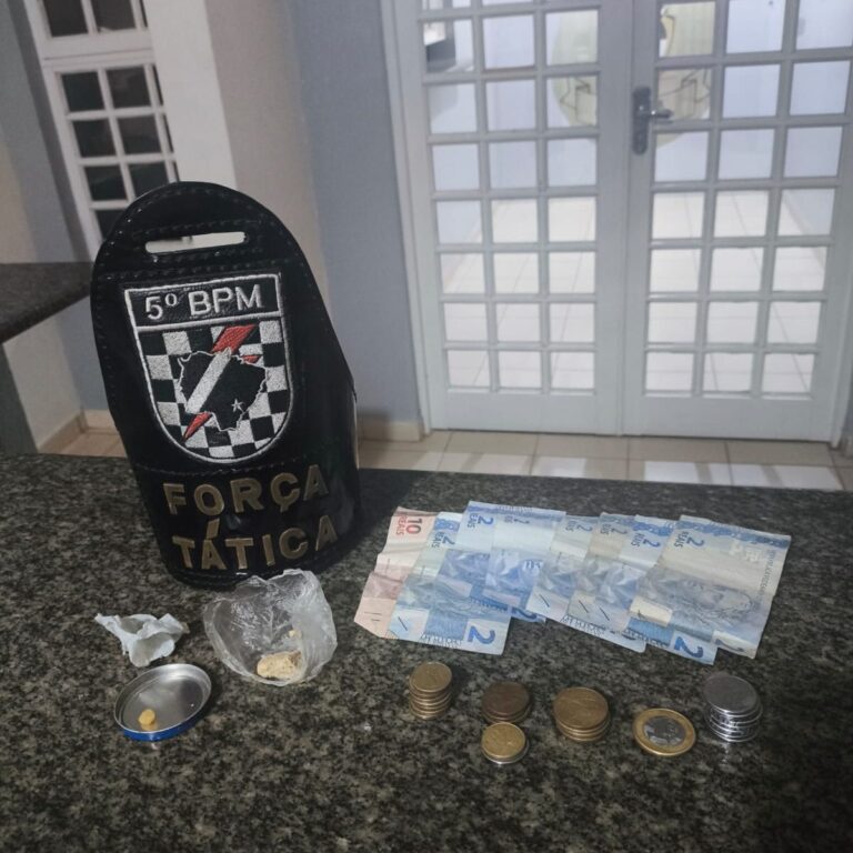 Polícia Militar prende mulher por tráfico de drogas em Coxim