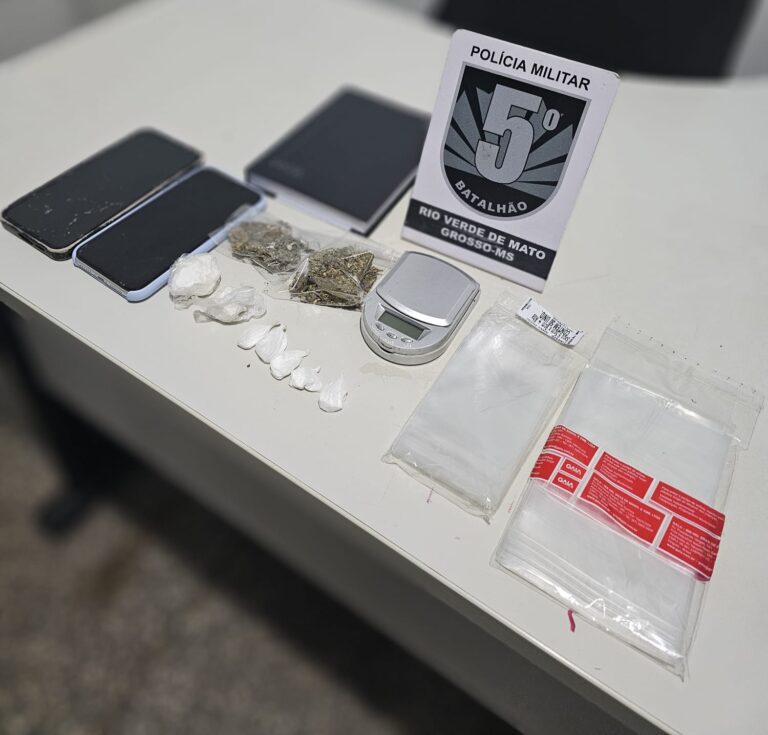 Polícia Militar prende mulher por tráfico de drogas em Rio Verde