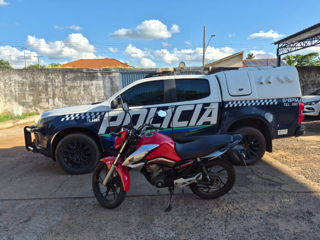 Polícia Militar apreende motocicleta em Rio Verde