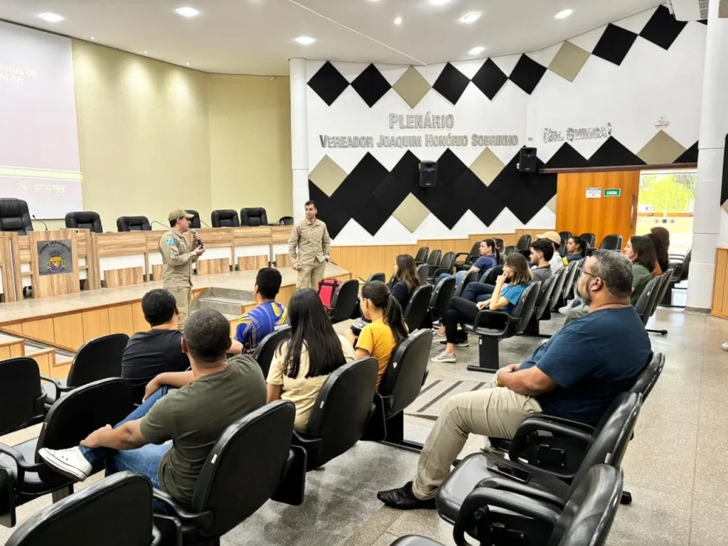 Câmara promove treinamento de primeiros socorros e combate a incêndio com Bombeiros de SGO