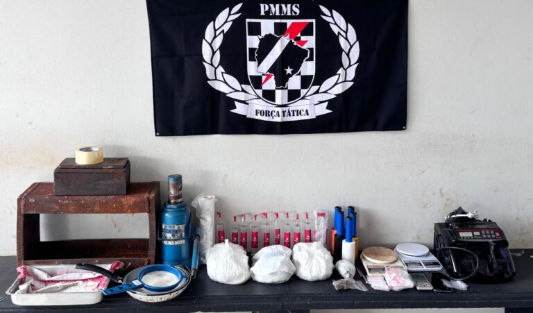 Polícia Militar em Três Lagoas apreende entorpecentes e realiza a prisão autores de tráfico de drogas