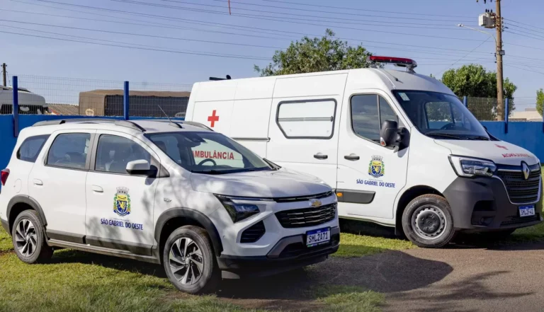 Câmara de São Gabriel do Oeste garante dois novos veículos para a Saúde com devolução do duodécimo