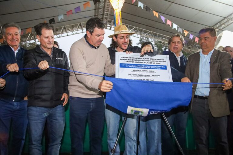 Com R$ 55 milhões em investimentos, Governo de MS entrega obras de infraestrutura e saneamento em Batayporã