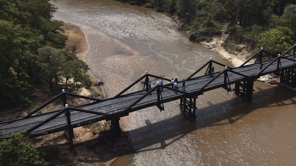 Parceria entre São Gabriel do Oeste e Camapuã garante recuperação da ponte sobre o Rio Coxim
