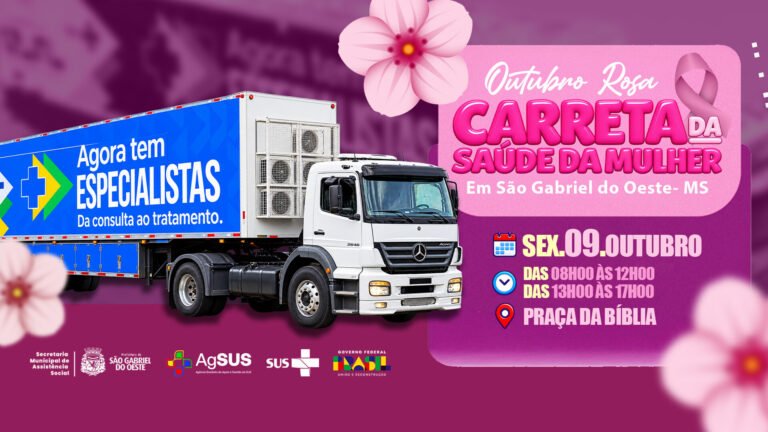 Outubro Rosa: Prefeitura promove ampla programação voltada à saúde da mulher em São Gabriel do Oeste