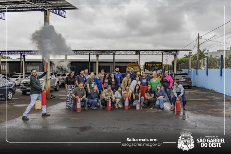 Prefeitura de São Gabriel do Oeste promove capacitação em prevenção e combate a incêndios para servidores municipais